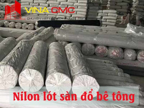 Nilon lót sàn đổ bê tông