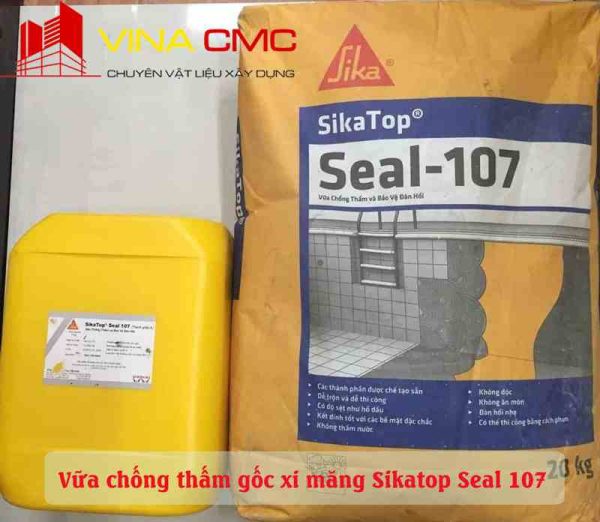 Vữa chống thấm gốc xi măng Sikatop Seal 107