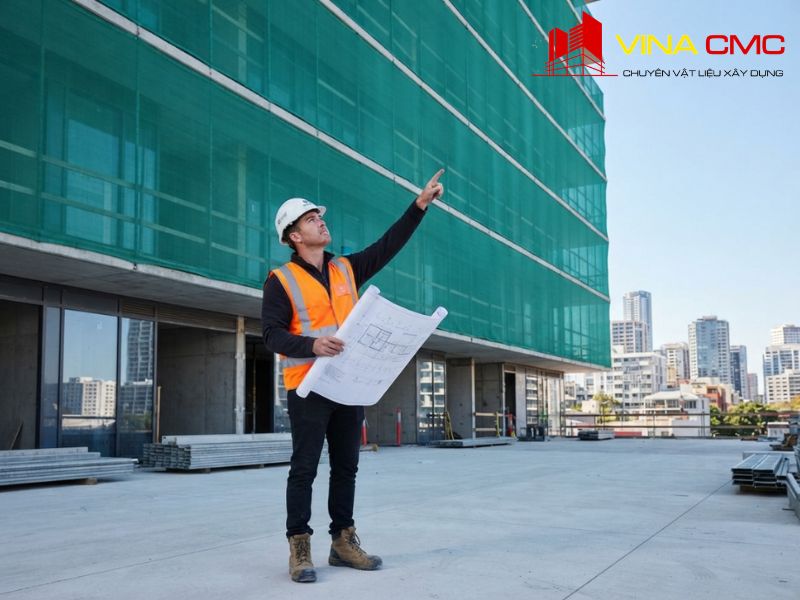 Quy Trình Lắp Đặt Lưới Bao Che An Toàn Chuẩn Kỹ Thuật HSE 11 Đình chỉ thi công và phạt hành chính nặng nề là cái giá thực tế của những sai lầm khi sử dụng lưới bao che kém chất lượng